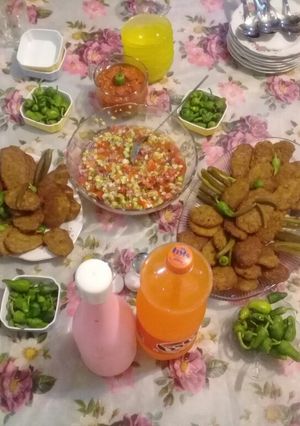 عکسی از دستور شامی کباب
