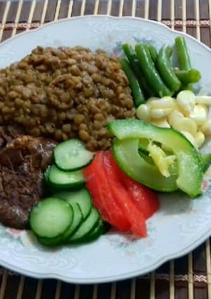 Una foto de Comida sin Arroz