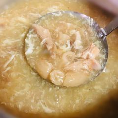 A picture of Nido Oriental Soup with Chicken and Elbow Pasta • Chinese Egg Drop Soup.
