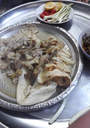 صورة لوصفة الباجة العراقية