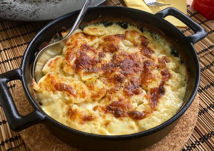 Bagaimana Membuat Kentang Panggang/Gratin #MenuSehatAnak, Enak