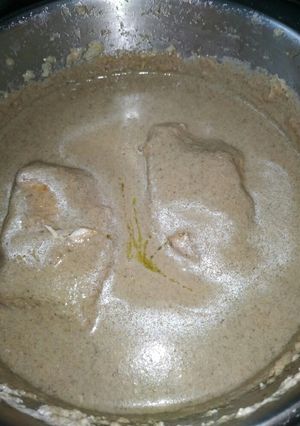 Una foto de Lomo con salsa de champiñones