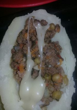 Una foto de Papas rellenas 🍽😋😍