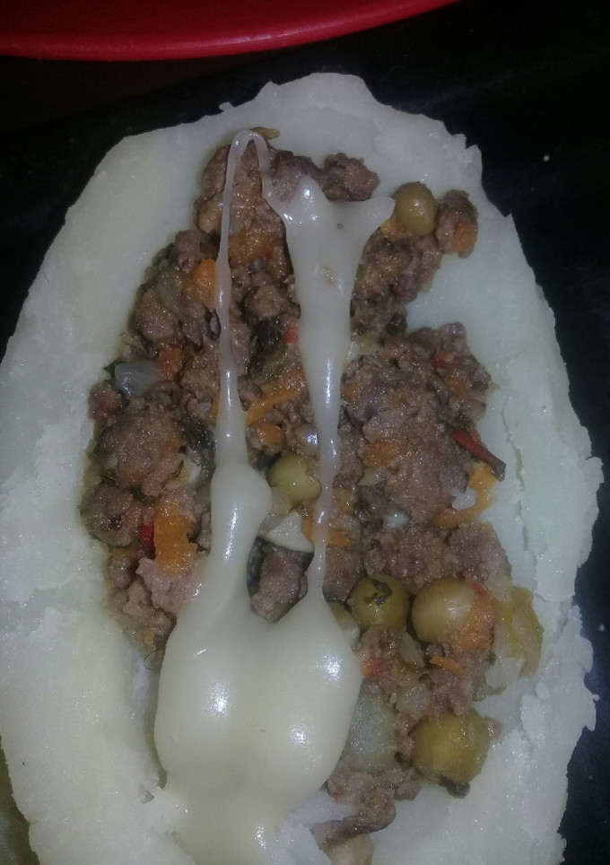 Una foto de Papas rellenas 🍽😋😍