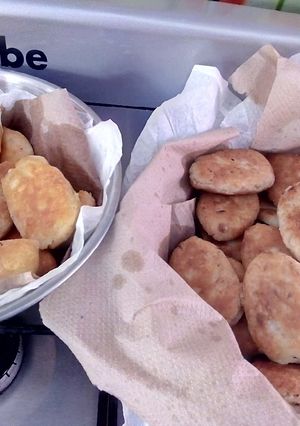 Una foto de Croquetas de atún y de queso
