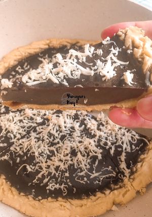 Foto resep Pie Susu Coklat Teflon (Takaran Sendok)