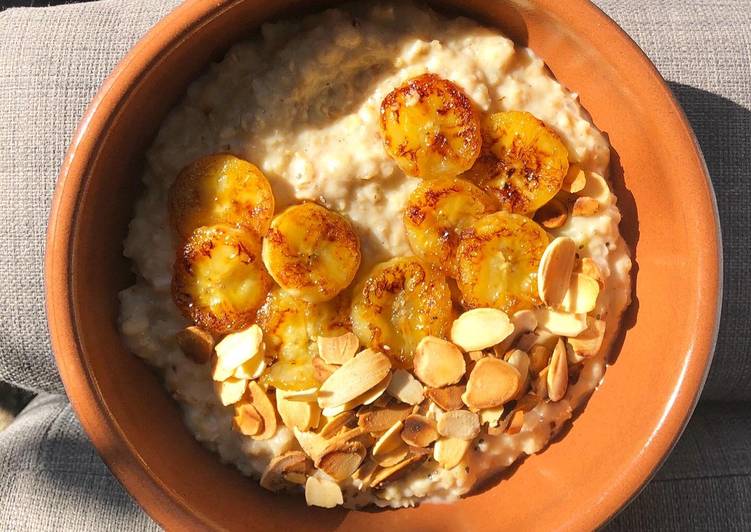 Simple Way to Make Homemade Banana Bread Porridge