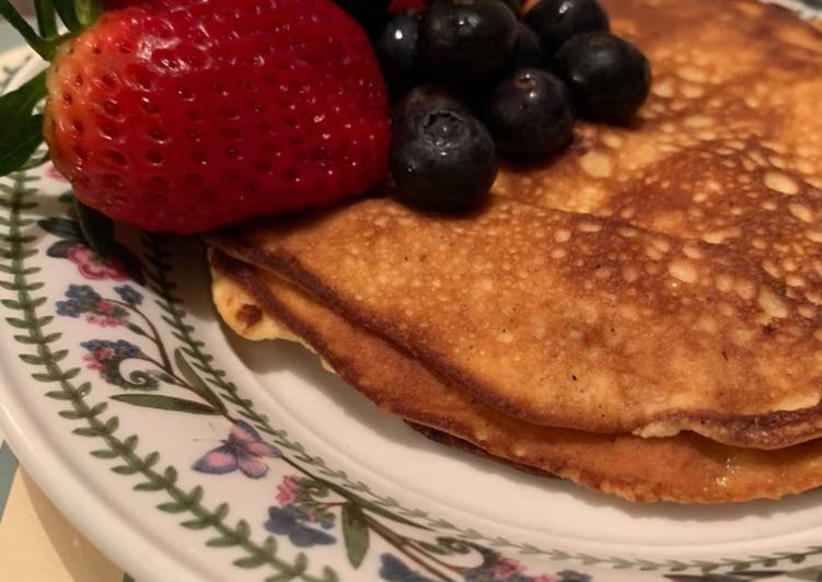 How to Prepare Homemade Cream cheese pancakes