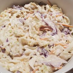 A picture of Garlic Coleslaw.
