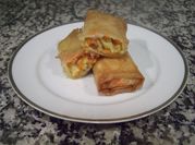 Una foto de rollito de primavera