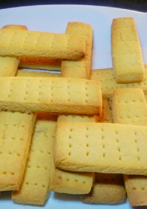 A picture of Egg less Short Bread. Cookies.