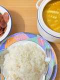 แกงไก่กับยอดมะพร้าว