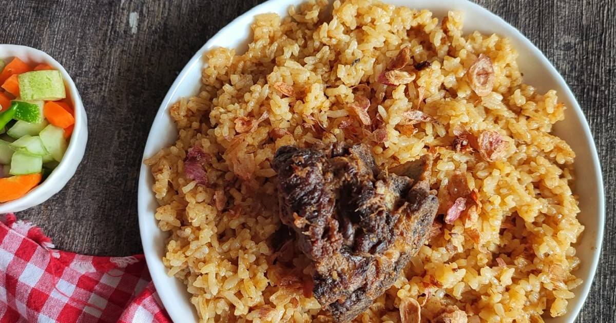 Resep Nasi Kebuli Iga Sapi Dijamin Nikmat dan Mudah