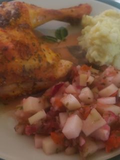 Una foto de Pollo al horno, fácil