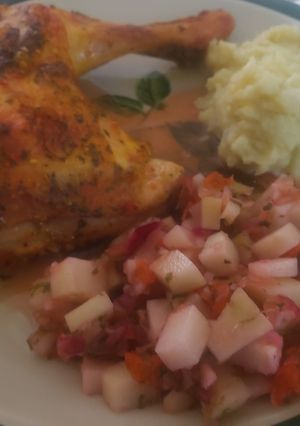 Una foto de Pollo al horno, fácil