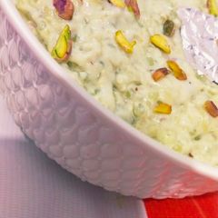 A picture of Delicious Lauki & sabudana pudding(kheer).