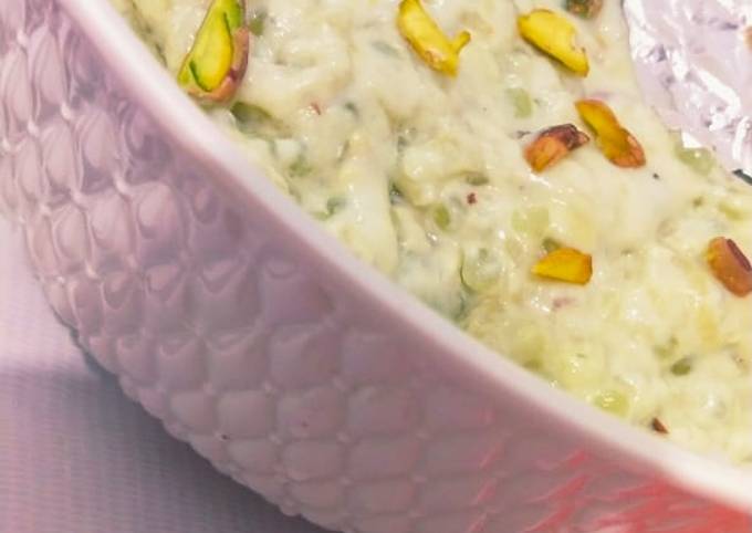 Delicious Lauki & sabudana pudding(kheer)