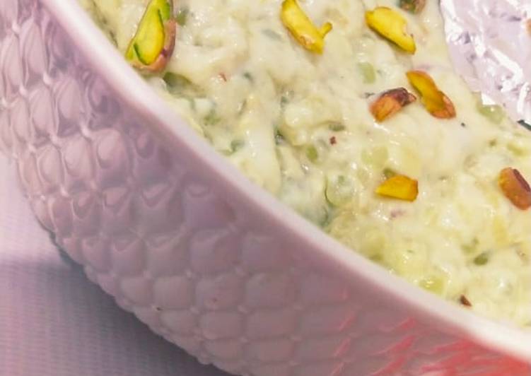 Step-by-Step Guide to Prepare Perfect Delicious Lauki &amp; sabudana pudding(kheer)