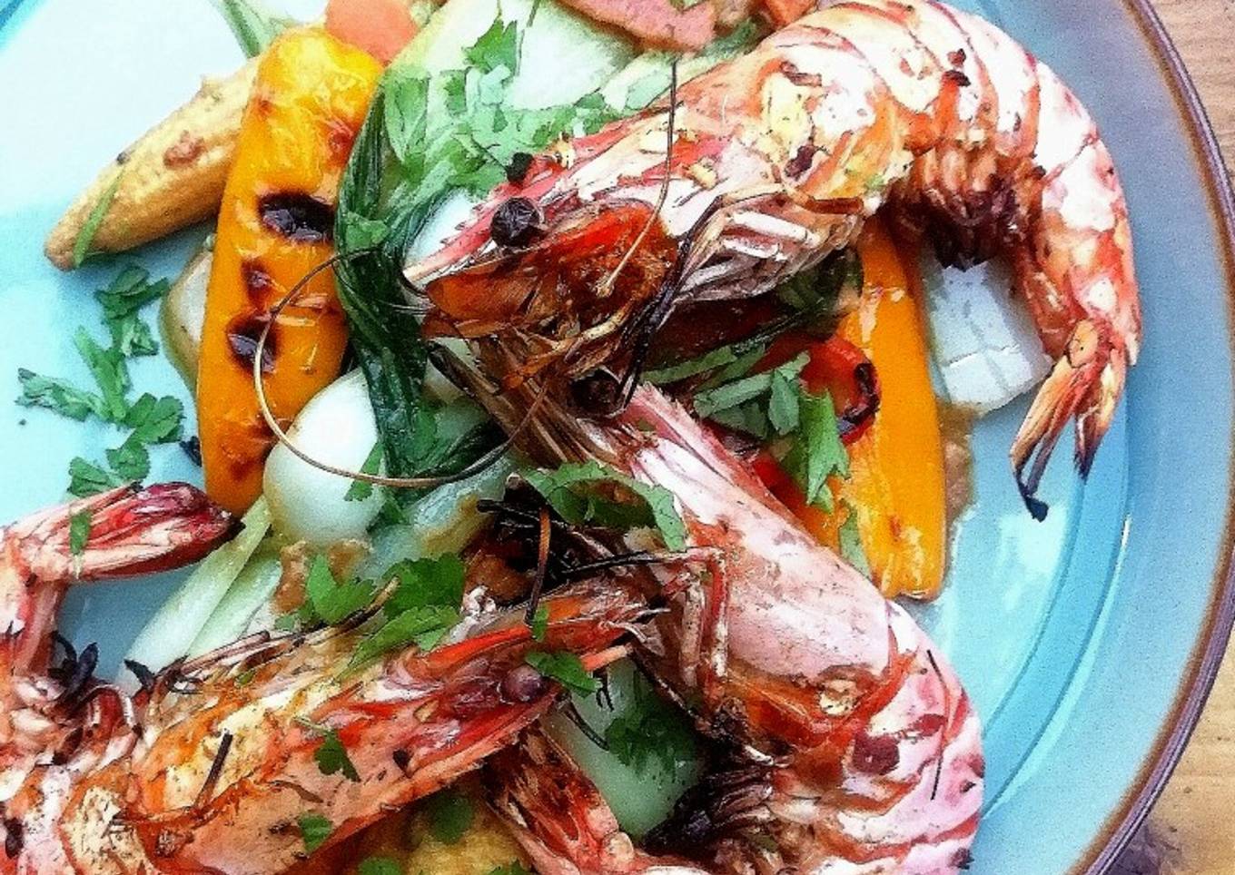 Satay shrimp