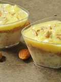 Tapioca layered pudding