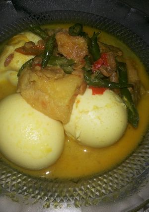 Foto resep Sayur lombok ijo ikan asin jambal roti