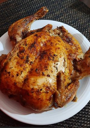 Una foto de Pollo al horno