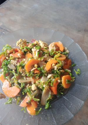 Foto resep ORAK ARIK bunga pepaya wortel