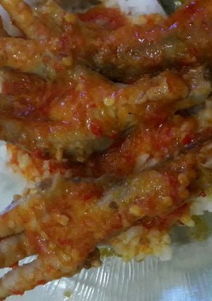 Foto resep Ceker pedas simple