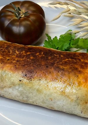 A picture of Tuna Egg Tortillas – a quick and delicious snack. 3 Portionen!.