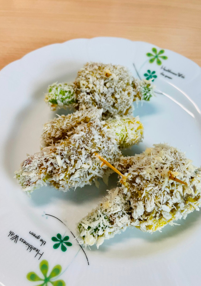 蒟蒻炸蘆筍｜過熱水蒸氣烤箱微波爐 的食譜成品照片