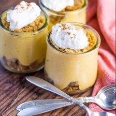 A picture of Healthy Pumpkin Cheese Cake.
