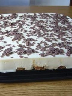 Una foto de Tarta de queso y chocolate blanco