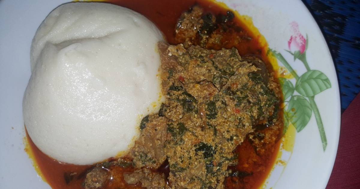 Semo and egusi soup Recipe by miss ibrahim Cookpad