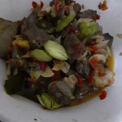 รูปของ Sambel goreng ati sapi pete