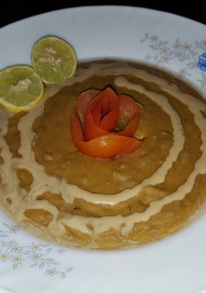 صورة لوصفة طبق الفول المصرى على اصوله
