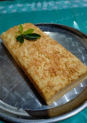 Foto resep Bolu putih telur toping keju