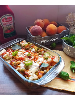 عکسی از دستور پاستا پنیری با فر دستساز