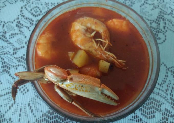 Caldo de jaibas y camarones Receta de Sid Maldonado- Cookpad