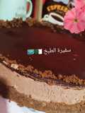 تشيز كيك بذوق شكلاطة و كراميل بدون ماسكاربون