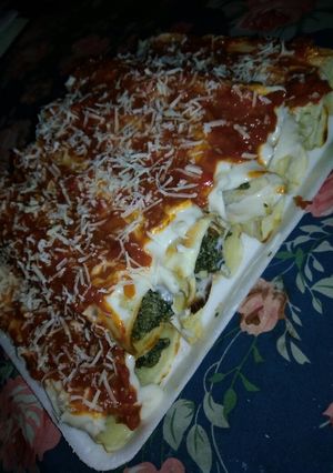 Una foto de Canelones de verdura