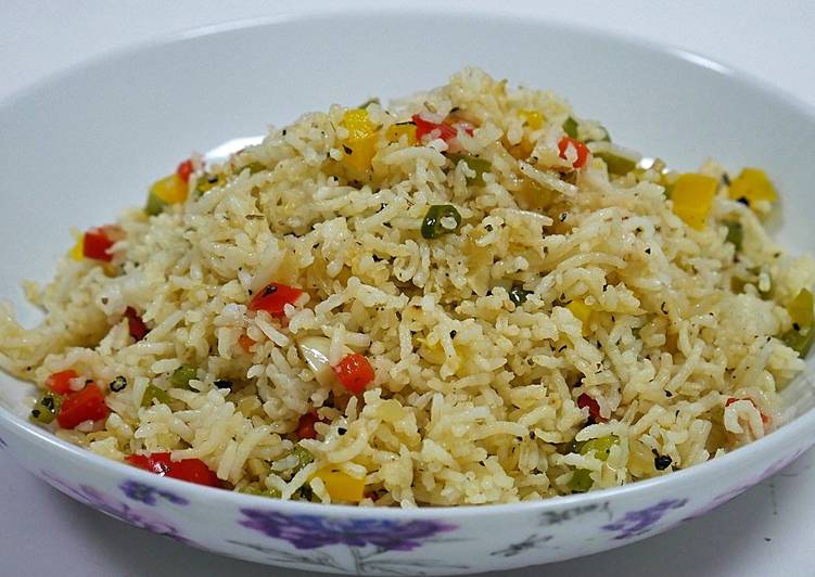 Steps to Prepare Ultimate Capsicum Fried Rice