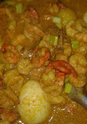 Foto resep Udang masak kare