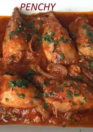 Una foto de Chipirones rellenos de bacalao a la cartagenera