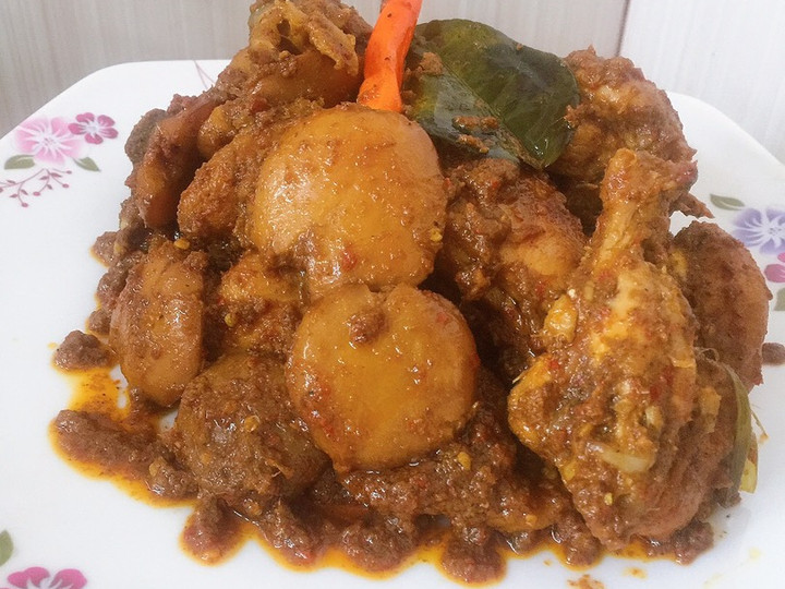 Resep Rendang ayam bumbu padang 🍗, Lezat Sekali