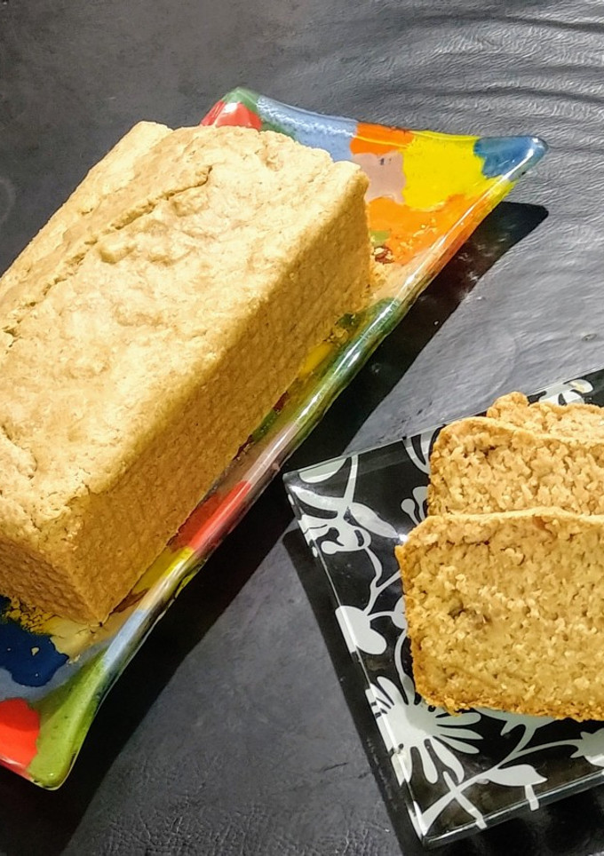 Una foto de Budín de Manzana y Aquafaba (apto veganos!) 🍎🌱