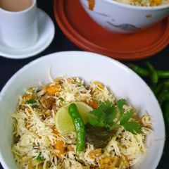 A picture of Cheesy Bhel.
