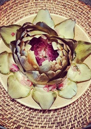Une photo de Artichaut en vinaigrette
