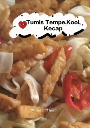 Foto resep Tumis Tempe,Kol, Kecap