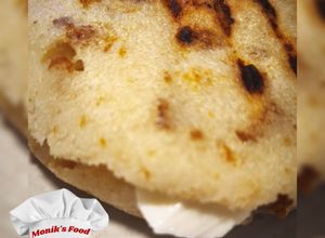 Una foto de Arepas de Chicharrón (Torreznos)