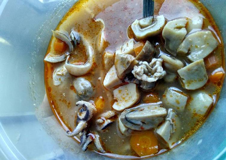 Resep Tomyam sotong jamur yang Bikin Ngiler